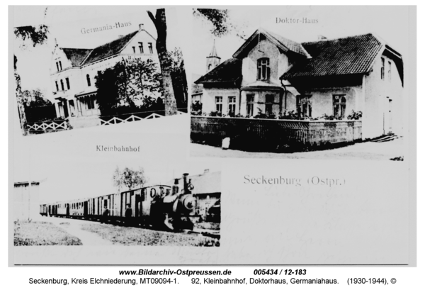 Seckenburg, 92, Kleinbahnhof, Doktorhaus, Germaniahaus