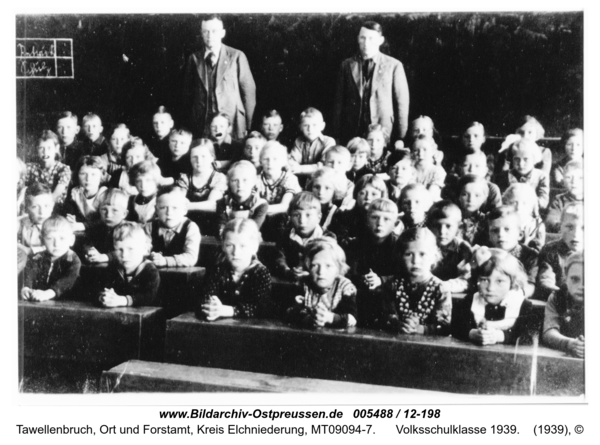 Tawellenbruch, Volksschulklasse 1939