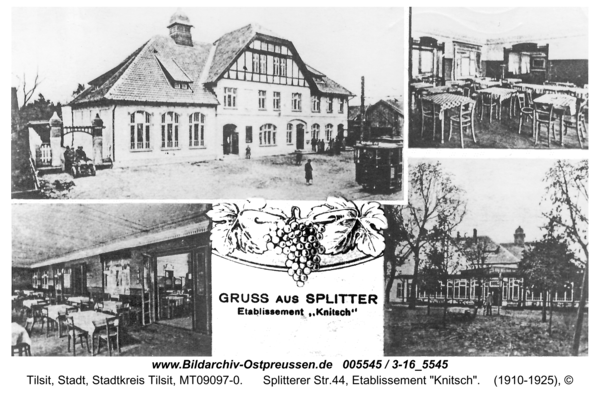 Tilsit, Splitterer Str.44, Etablissement "Knitsch"