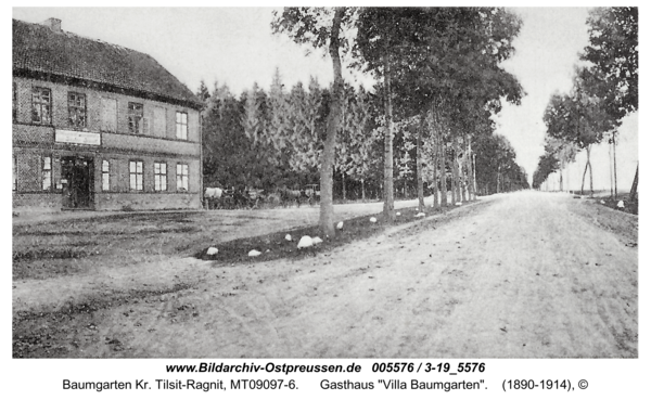 Baumgarten Kr. Tilsit-Ragnit, Gasthaus "Villa Baumgarten"