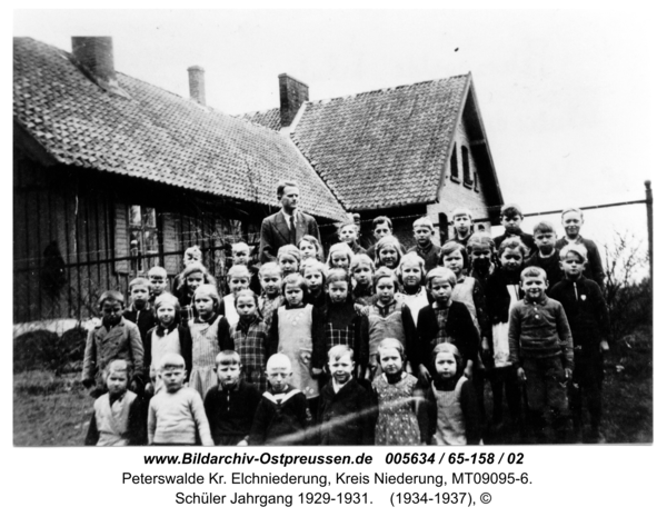 Peterswalde, Schüler Jahrgang 1929-1931