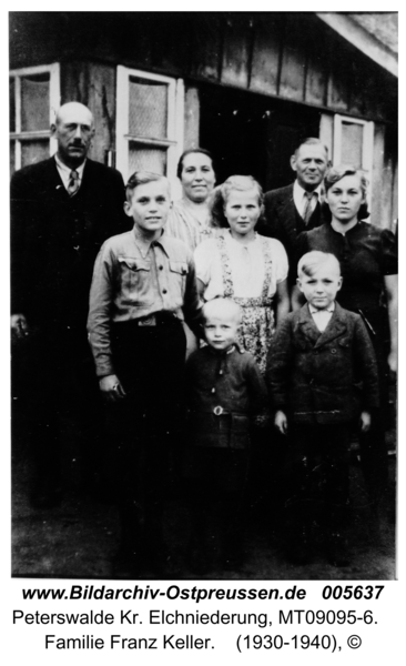 Peterswalde, Familie Franz Keller