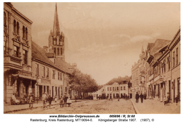 Rastenburg, Königsberger Straße 1907