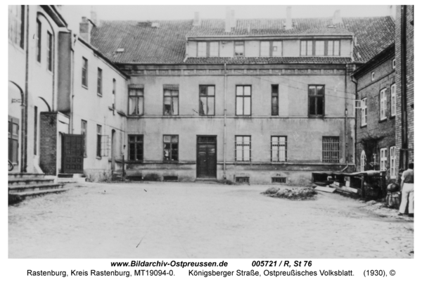 Rastenburg, Königsberger Straße, altes Kolmarhaus