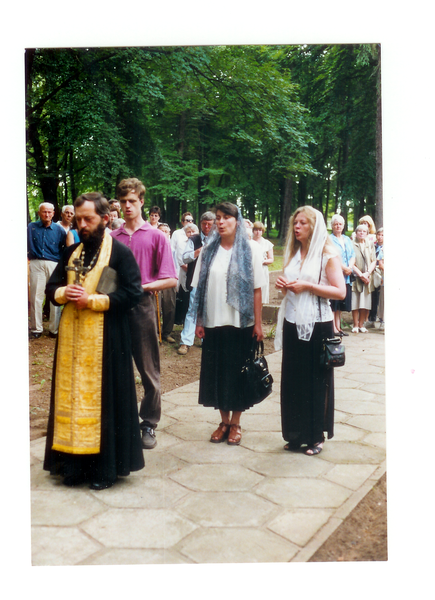 Tilsit, Waldfriedhof, Gedenkfeier am 07.07.2001