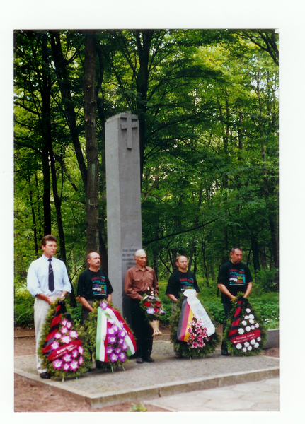 Tilsit, Waldfriedhof, Gedenkfeier am 07.07.2001