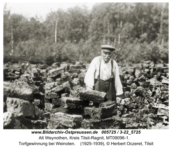 Weinoten, Torfgewinnung bei Weinoten