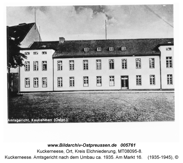 Kuckerneese. Amtsgericht nach dem Umbau ca. 1935. Am Markt 16