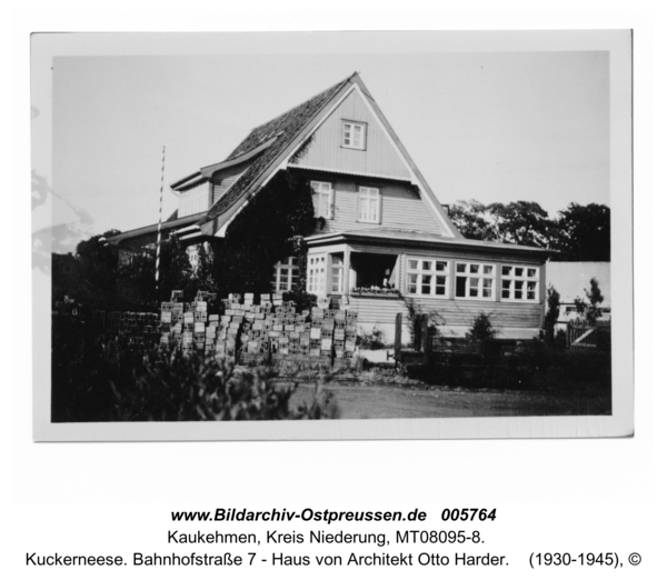 Kuckerneese. Bahnhofstraße 7 - Haus von Architekt Otto Harder