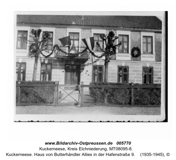 Kuckerneese. Haus von Butterhändler Allies in der Hafenstraße 9