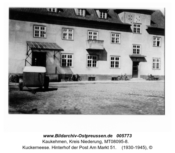 Kuckerneese. Hinterhof der Post Am Markt 51