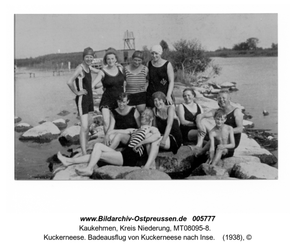 Kuckerneese. Badeausflug von Kuckerneese nach Inse