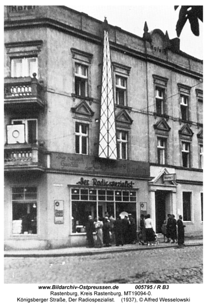 Rastenburg, Königsberger Straße 16, Der Radiospezialist