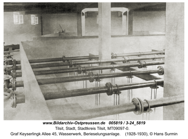 Tilsit, Graf Keyserlingk Allee 45, Wasserwerk, Berieselungsanlage