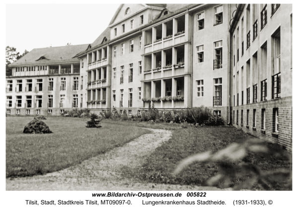 Tilsit, Lungenkrankenhaus Stadtheide