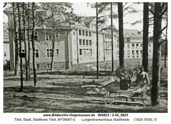 Tilsit, Lungenkrankenhaus Stadtheide