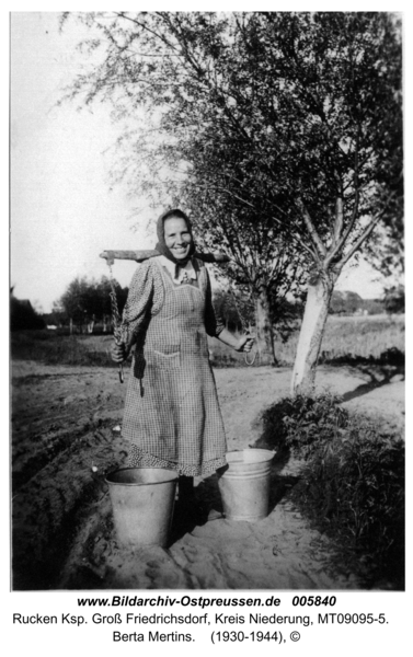 Rucken Ksp. Groß Friedrichsdorf, Berta Mertins