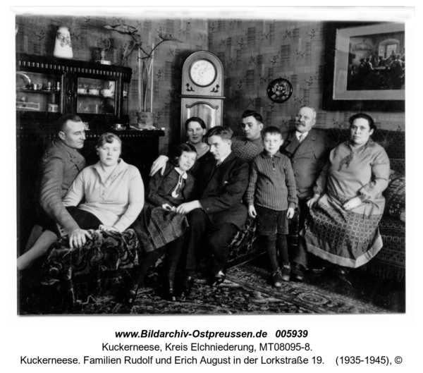 Kuckerneese. Familien Rudolf und Erich August in der Lorkstraße 19