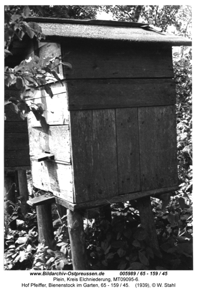 Plein, Hof Pfeiffer, Bienenstock im Garten, 65 - 159 / 45