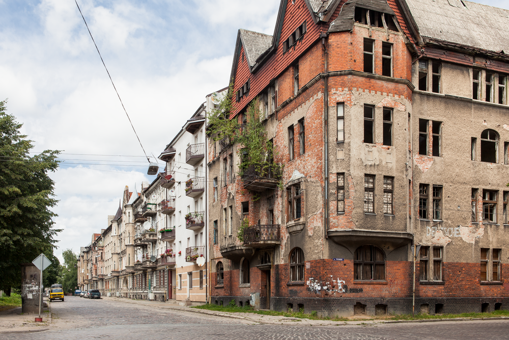 Insterburg, Jordanstraße, Ecke Luisenstraße im Jahre 2013