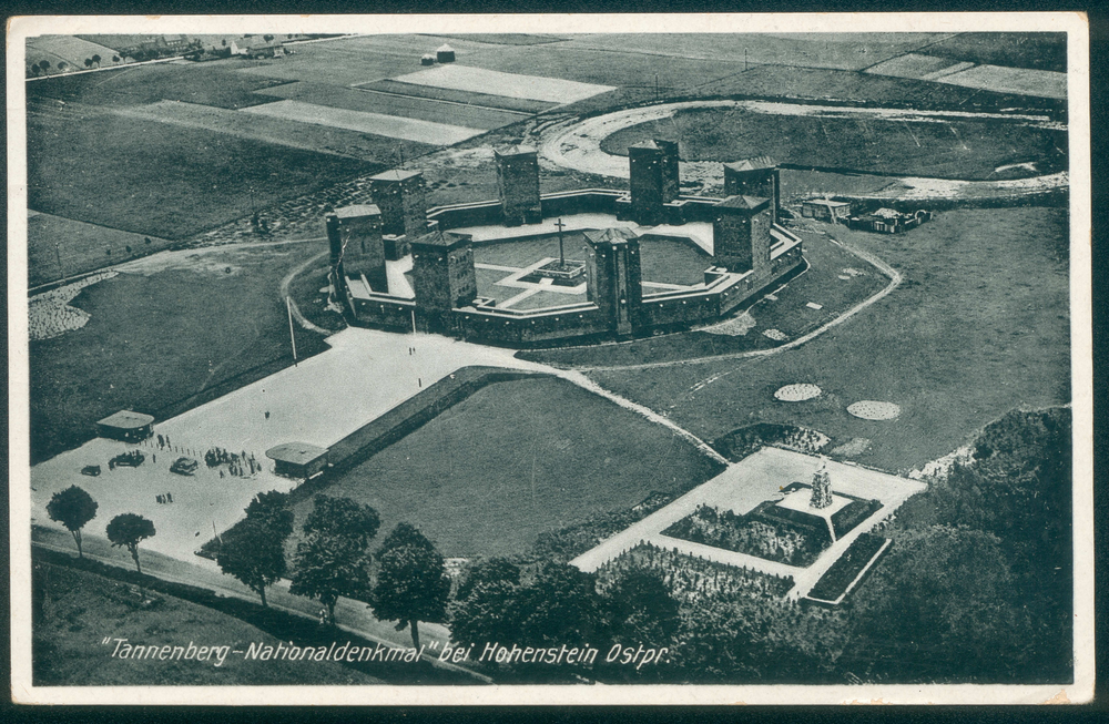 Hohenstein Kr. Osterode, Tannenberg-Nationaldenkmal, (Luftbild)