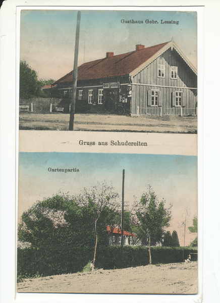 Schudereiten, Gasthaus, Gartenpartie