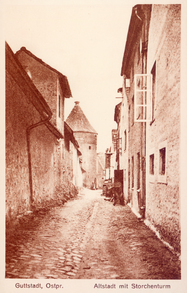 Guttstadt, Altstadt mit Storchenturm