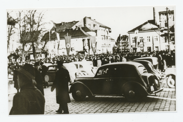 Tilsit, Kundgebung auf dem Fletcherplatz