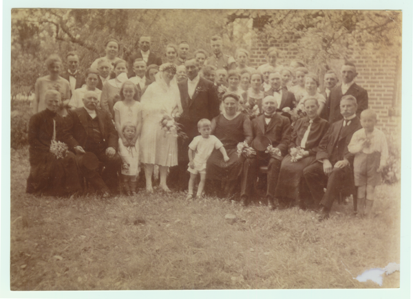 Mulden, Hochzeit Hermann Voß und Frieda Voß geb. Sahm