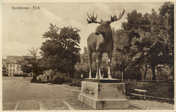 Gumbinnen, Magazinplatz mit Elch