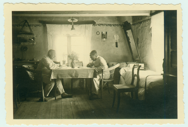 Mulden, Blick in eine Stube im Bauernhaus der Familie Riemann