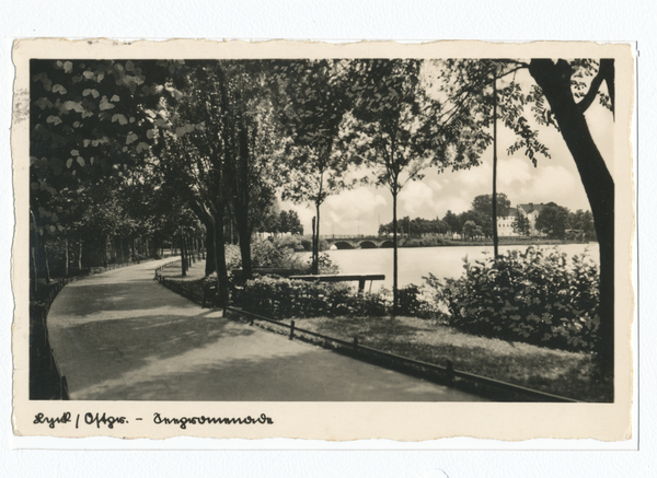 Lyck, Uferpromenade zur Schloßinsel