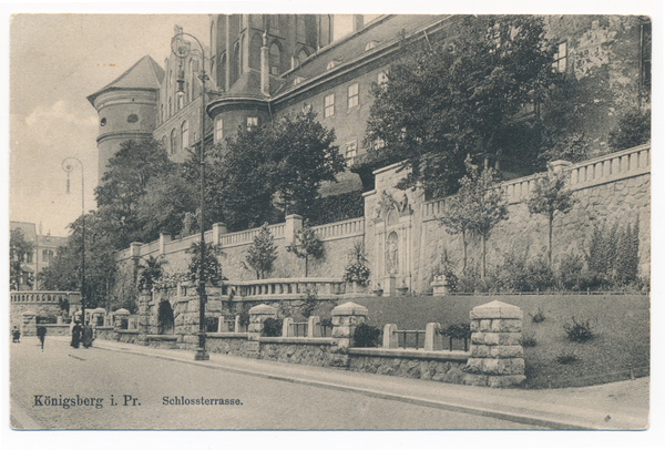 Königsberg (Pr.), Schloß, Schloßterrasse, Südseite