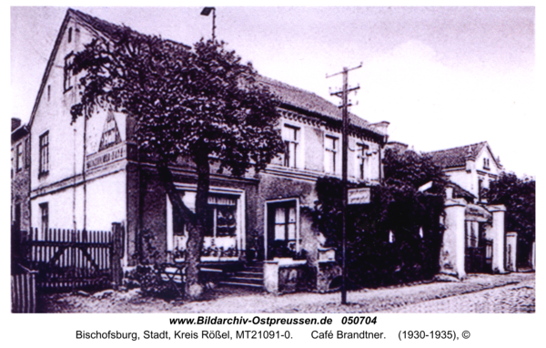 Bischofsburg, Café Brandtner