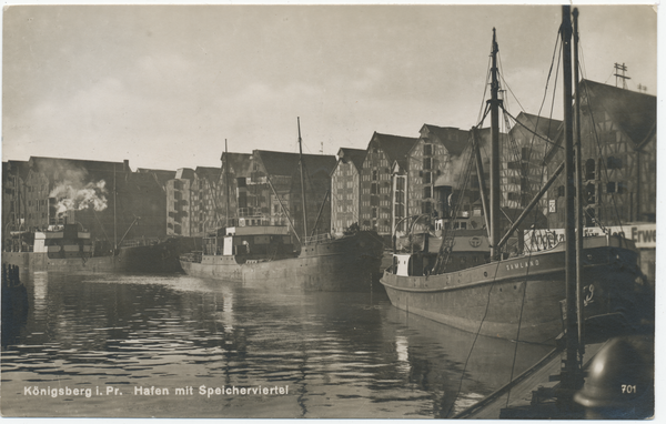 Königsberg, Hundegatt, alte Speicher an der Lastadie