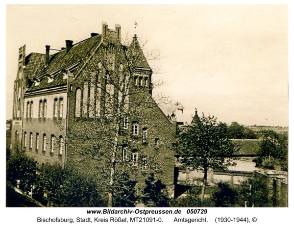 Bischofsburg, Amtsgericht