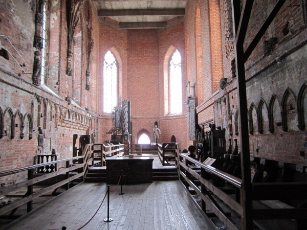 Marienburg (Malbork), Innenansicht Schloßkirche