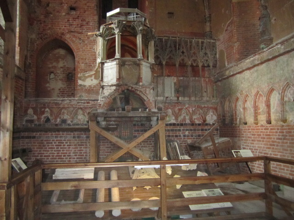 Marienburg (Malbork), Sängerempore in der Schloßkirche