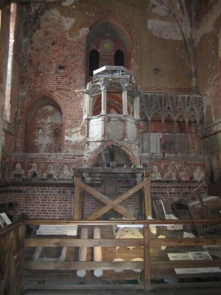 Marienburg (Malbork), Sängerempore in der Schlosskirche