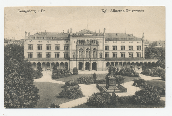 Königsberg, Paradeplatz mit Universität