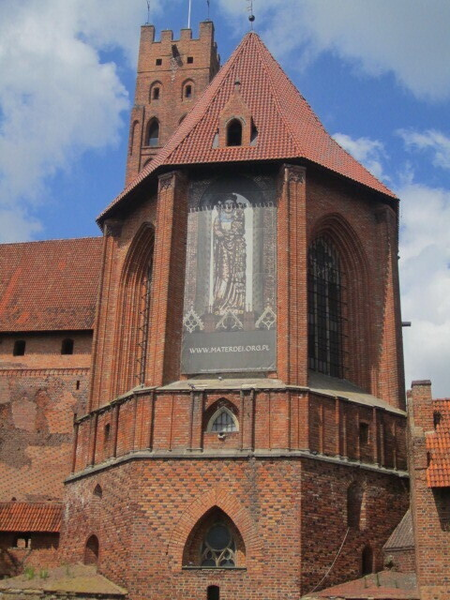 Marienburg (Malbork), Schloßkirche mit Marienbild