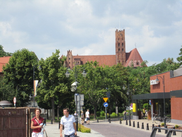 Marienburg (Malbork), Blick auf das Hochschloss der Ordensburg