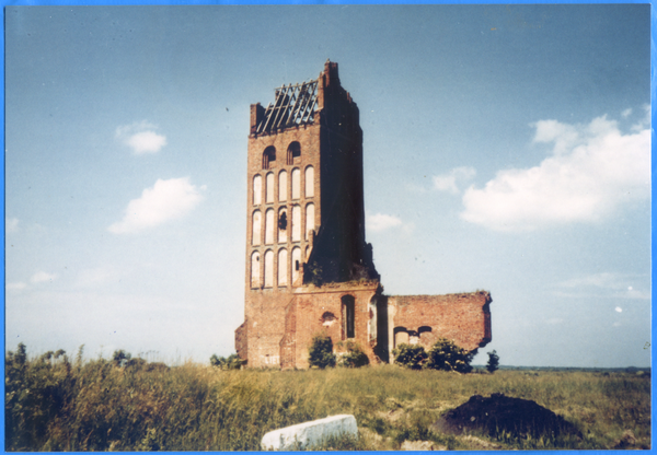 Groß Engelau, Kirche, zerstört