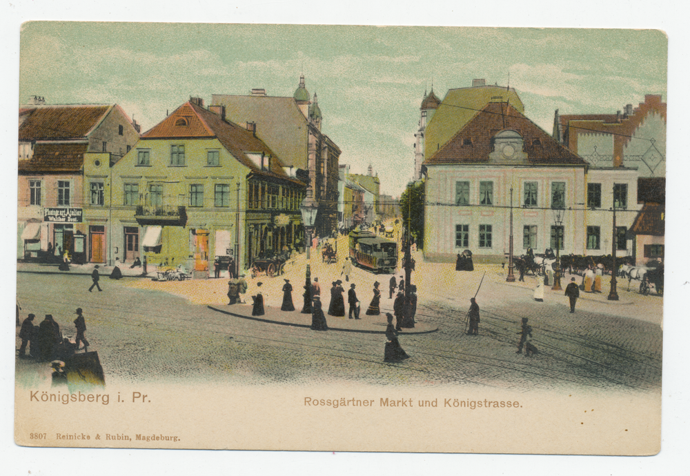 Königsberg (Pr.), Königstraße und Rossgärter Markt