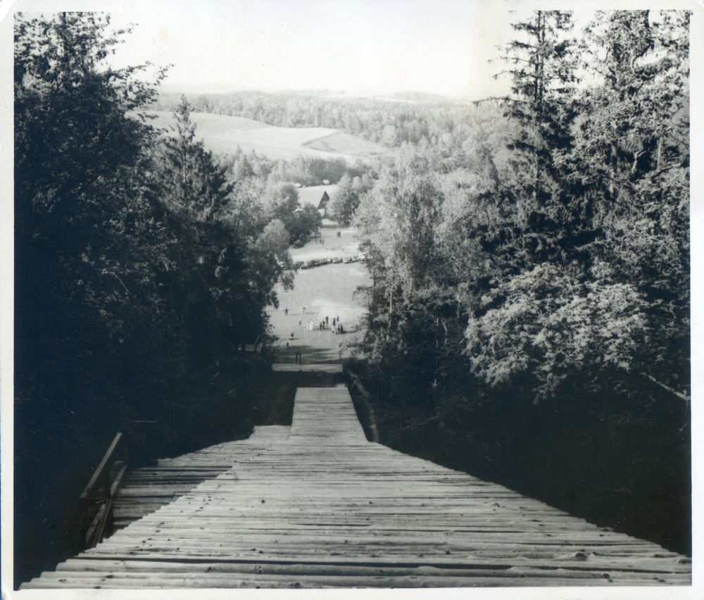 Galtgarben, Blick von der Sprungschanze