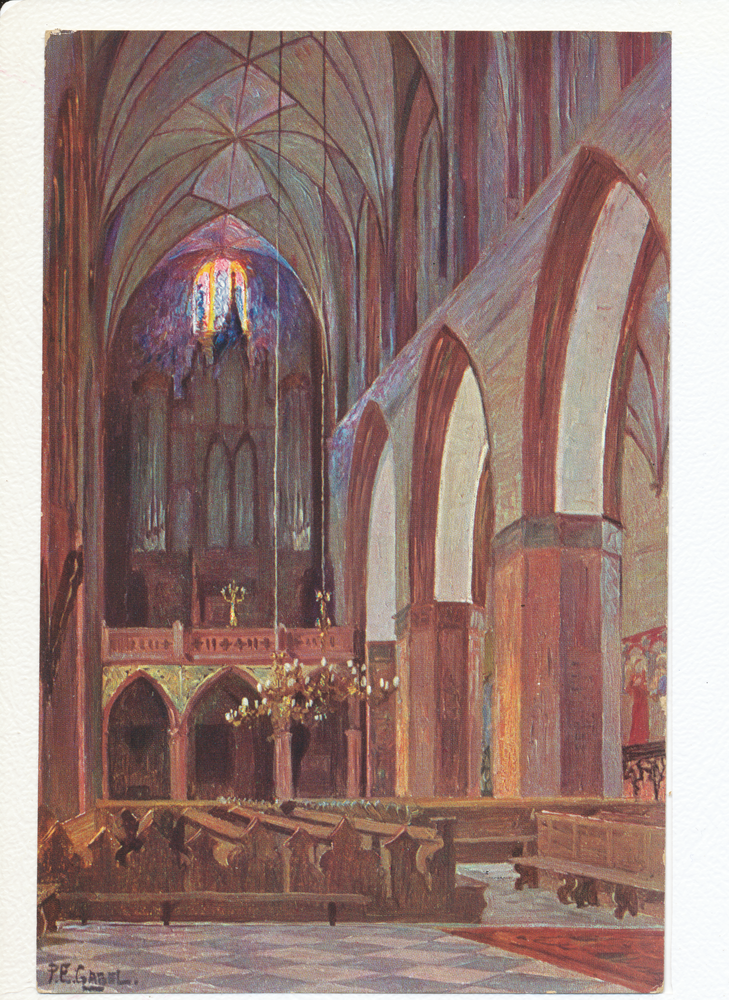 Marienwerder, Kunstmalerei, Dom, Innenansicht