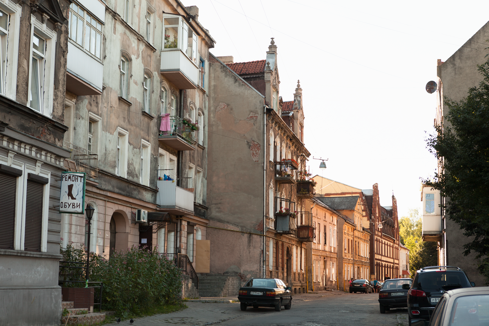 Insterburg, Friedrichstraße im Jahre 2013