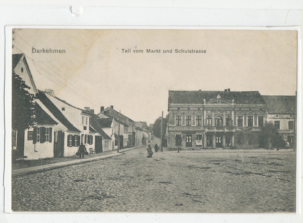 Darkehmen, Teil vom Markt und Schulstraße