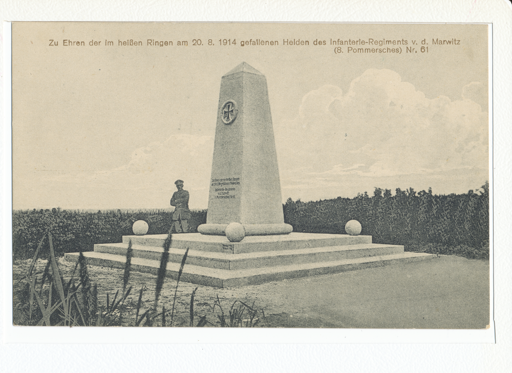 Mattischkehmen, Ehrenmal, Inf. Reg. 61, Schlacht bei Gumbinnen