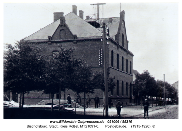 Bischofsburg, Postgebäude